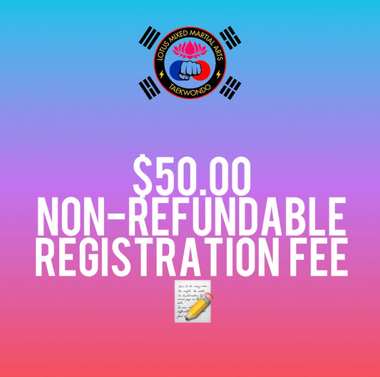 Registration Fee for TKD / After School Program
